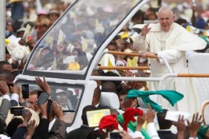 For Pope Francis, a perfect moment for an unsettling environmental warning