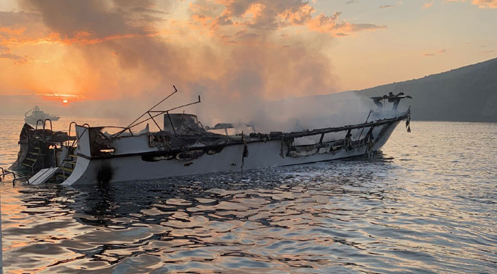 At least 25 confirmed dead in California boat fire