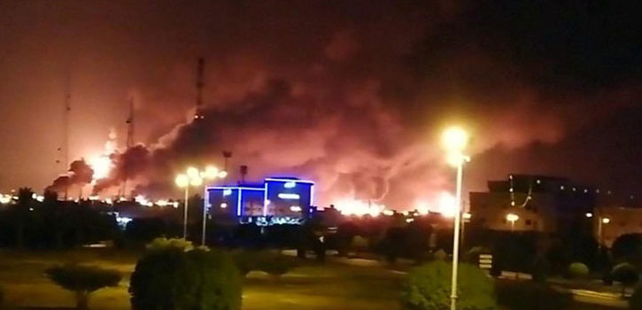 Oil prices soar after attacks on Saudi facilities