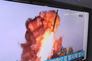 North Korea launches missiles ahead of nuclear talks