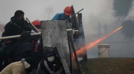 Ecuador clashes rage despite military-backed curfew