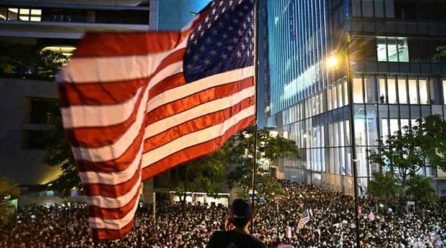 Chaos as Hong Kong’s Carrie Lam tries to give ‘state of the union’