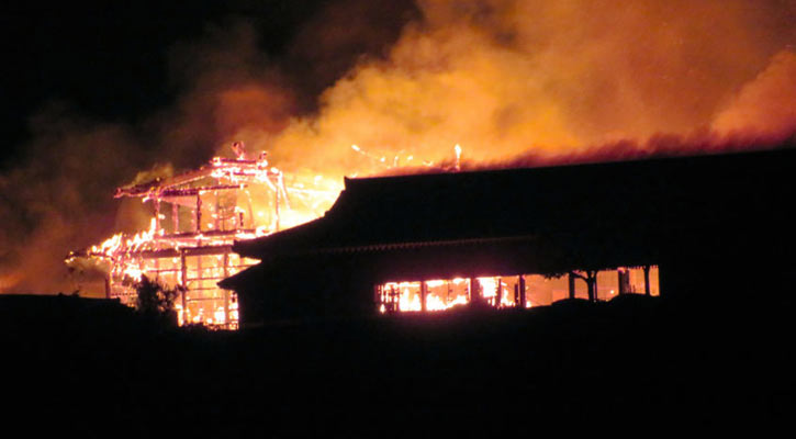 Fire destroys 500-year-old Shuri Castle in Japan