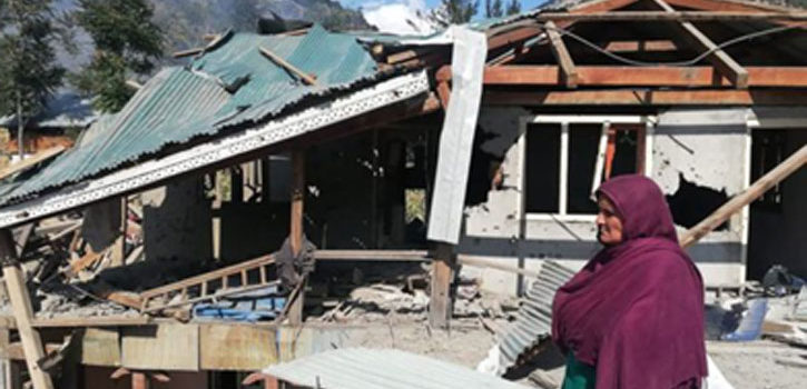 India and Pakistan trade blame for Kashmir firing