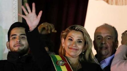 Bolivian senator declares herself President