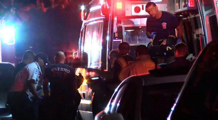 10 shot, 4 killed at backyard party in California