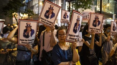HK protesters call for US help