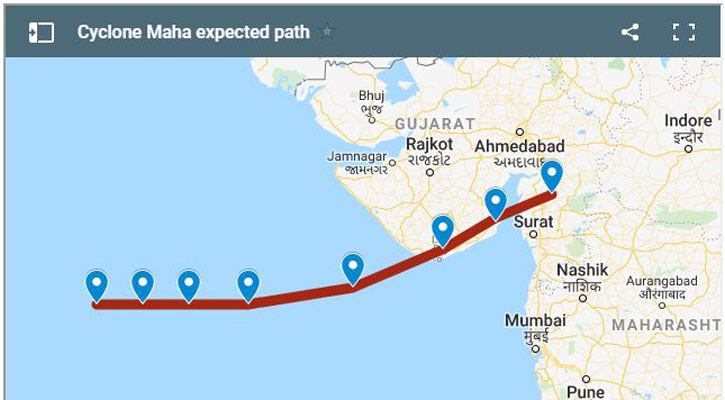 Maha to hit Gujarat Thursday as Bulbul forms over Bay