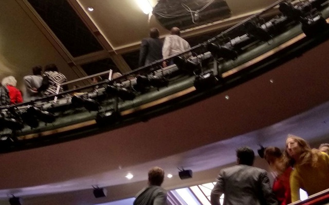 Ceiling collapses at London Piccadilly Theatre