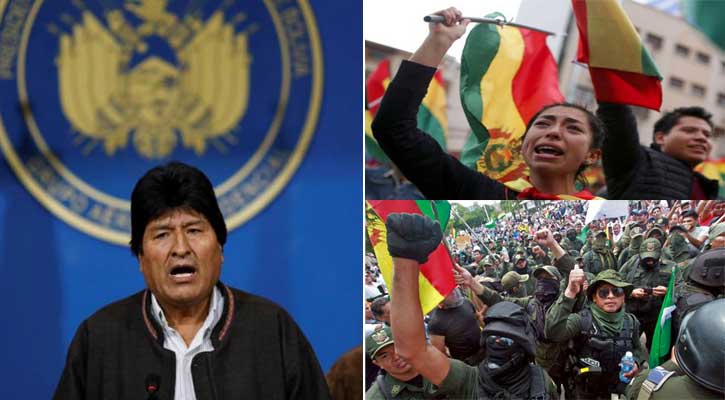 Bolivian president Morales resigns after election result dispute