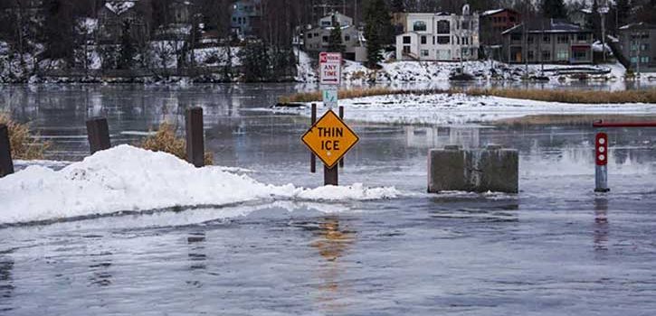 Temperature tumbles to minus 60 Degrees in Alaska