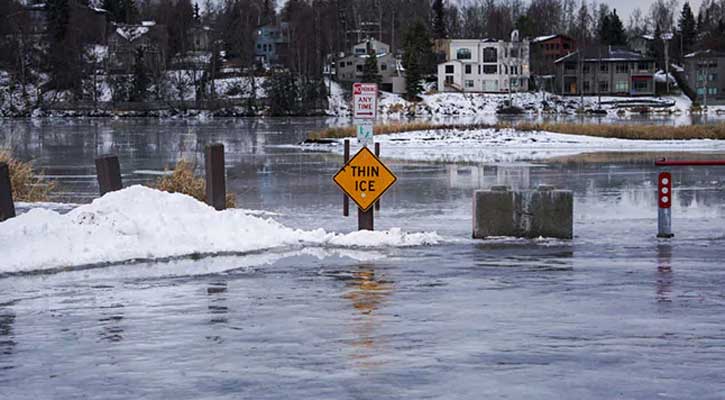 Temperature tumbles to minus 60 Degrees in Alaska