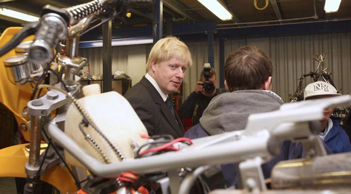 Boris Johnson gets motorbike as Christmas gift from girlfriend