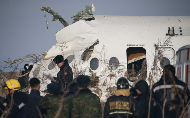 Kazakhstan plane crash kills at least 12 people