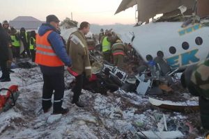 Deaths as plane crashes into Kazakhstan building