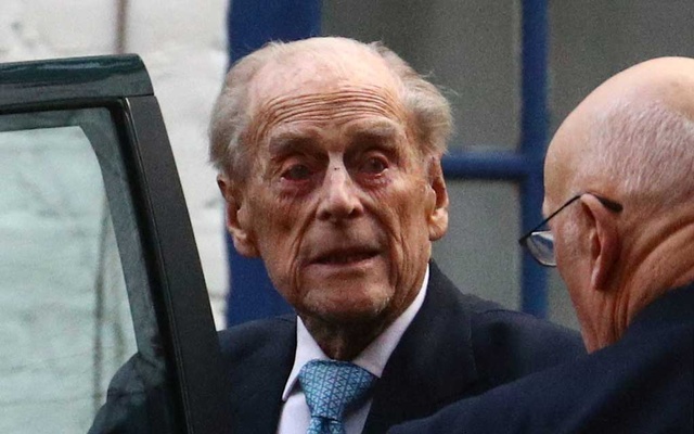 Prince Philip, husband of Queen Elizabeth, leaves hospital