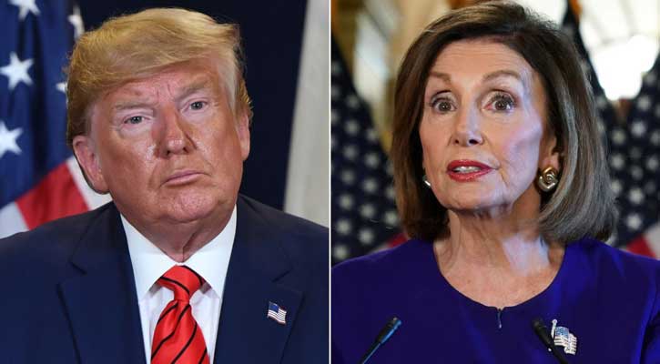 Trump pens irate impeachment letter to Pelosi