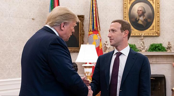 Mark Zuckerberg said I was “Number 1” on Facebook: Trump