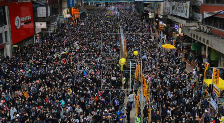 Hong Kong kicks off 2020 with fresh protests