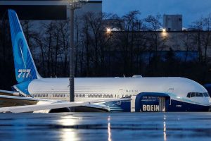 World’s largest twin-engine jet takes to the air