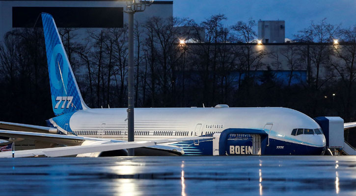 World’s largest twin-engine jet takes to the air