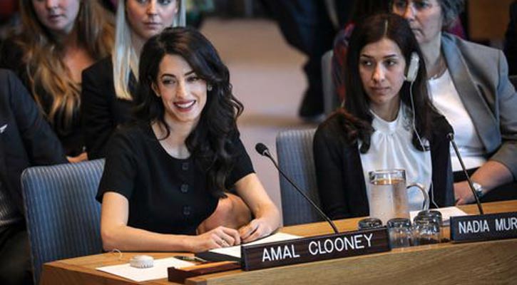 Amal Clooney hired to fight for Rohingya at UN court