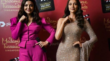 Kajal Aggarwal unveils her wax statue at Madame Tussauds Singapore