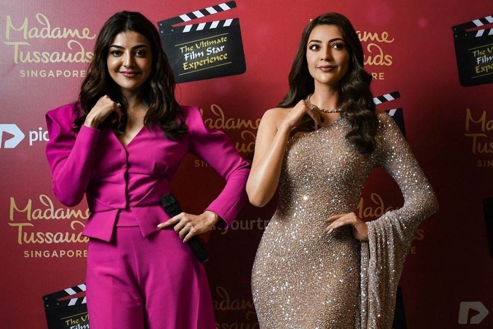 Kajal Aggarwal unveils her wax statue at Madame Tussauds Singapore