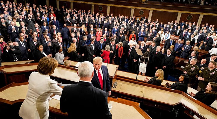 Trump hails ‘American comeback’ in Congress speech