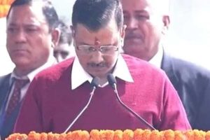 Arvind Kejriwal takes oath as Delhi chief minister