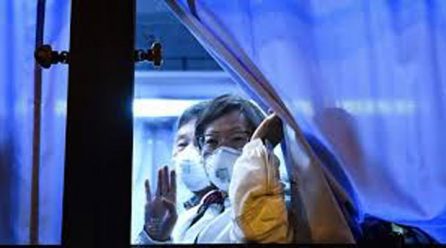 Americans from quarantined cruise ship flown from Japan