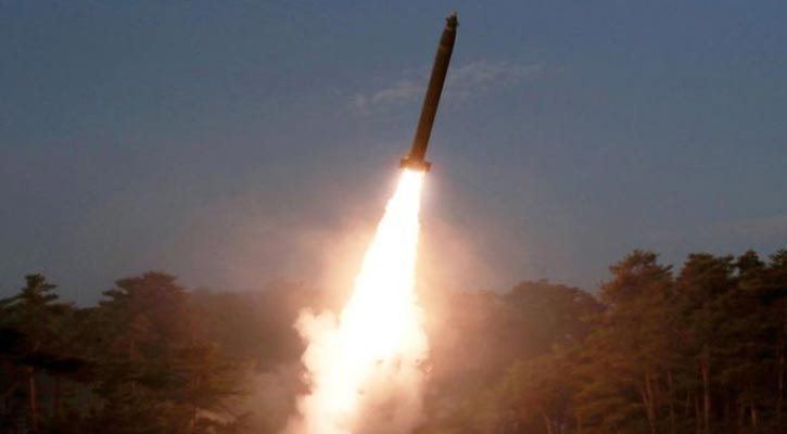 North Korea fires two projectiles into sea