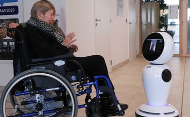 Robots for elderly during coronavirus in Belgium