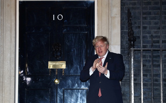 Johnson back at Downing Street