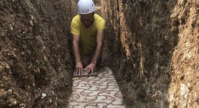 After a century, Roman villa’s mosaics are