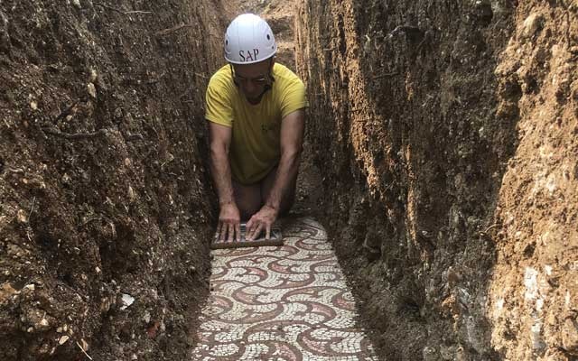 After a century, Roman villa’s mosaics are