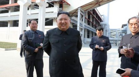 Kim lashes out at S Korean military drills, greets China