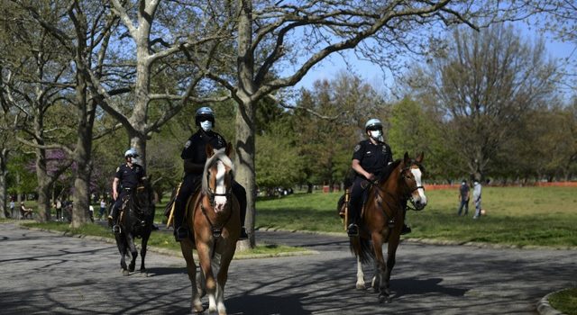 NY social distancing policing: 35 of 40 arrested are black