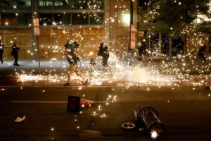 George Floyd death: Violence erupts on sixth day of protests in US