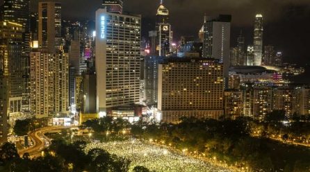 Thousands defy Beijing for Tiananmen vigil in HK