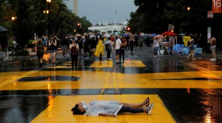 US prepares for major protest