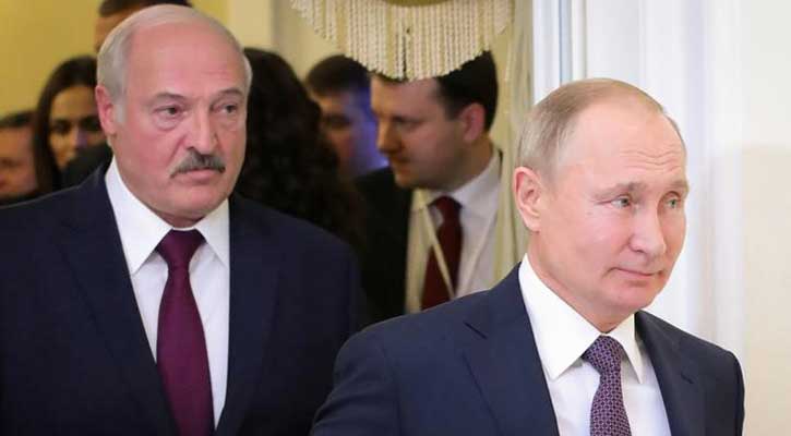 Putin ‘pledges support’ for Belarus president