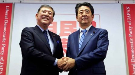Japan’s ruling party to hold Sept. 14 leadership vote