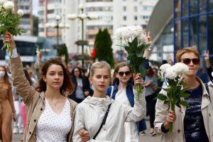 Belarus says police detained more than 1,000 protesters overnight