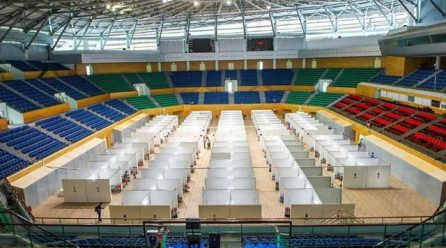 Vietnam turns Danang stadium into field hospital amid virus outbreak