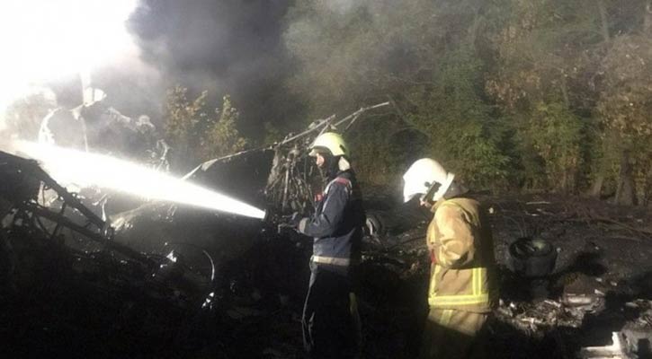 Ukraine military plane crash: Cadets among 25 people killed