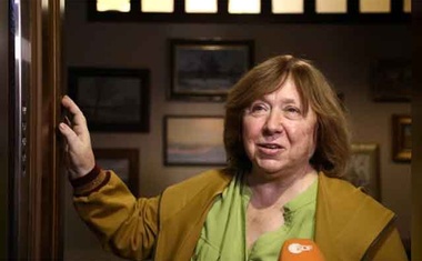 Nobel laureate Alexievich denounces Belarus ‘terror’