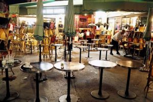 Coronavirus: Empty streets in France as curfew enforced