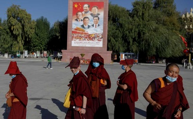 In Tibet, China preaches material over spiritual