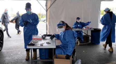 US COVID-19 cases hit two-month high, 10 states report record increases